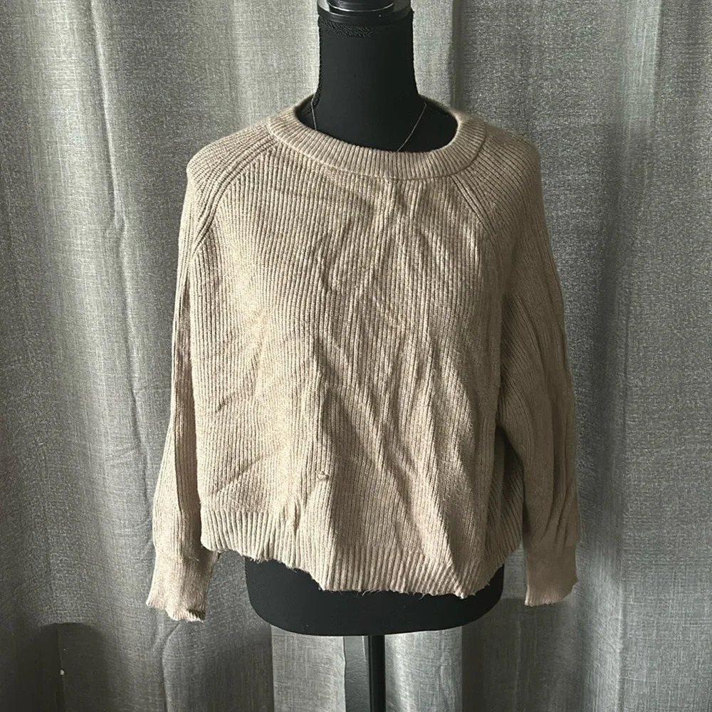 Light Brown Zara Knit Sweater
